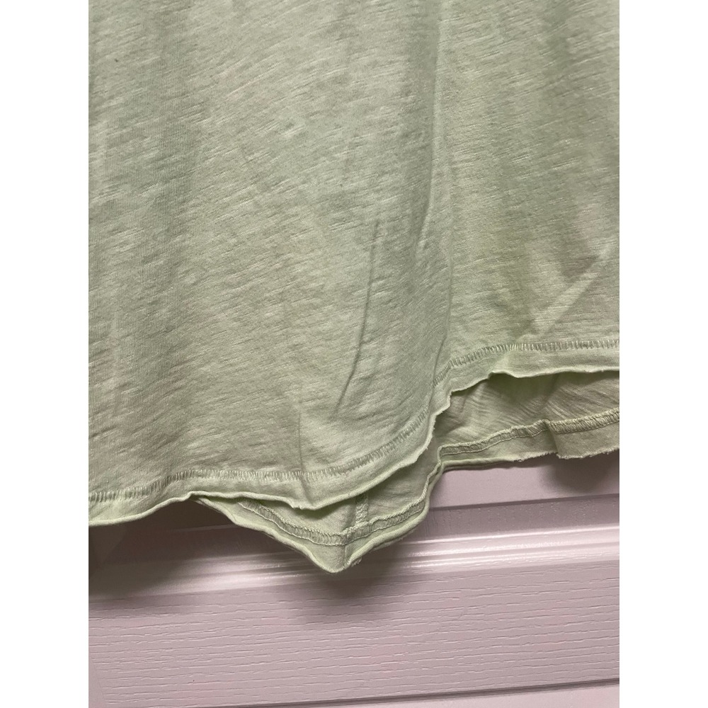 NWT We The Free People Arden Tunic Womens Green Oversized Slub Cotton - Picture 7 of 13
